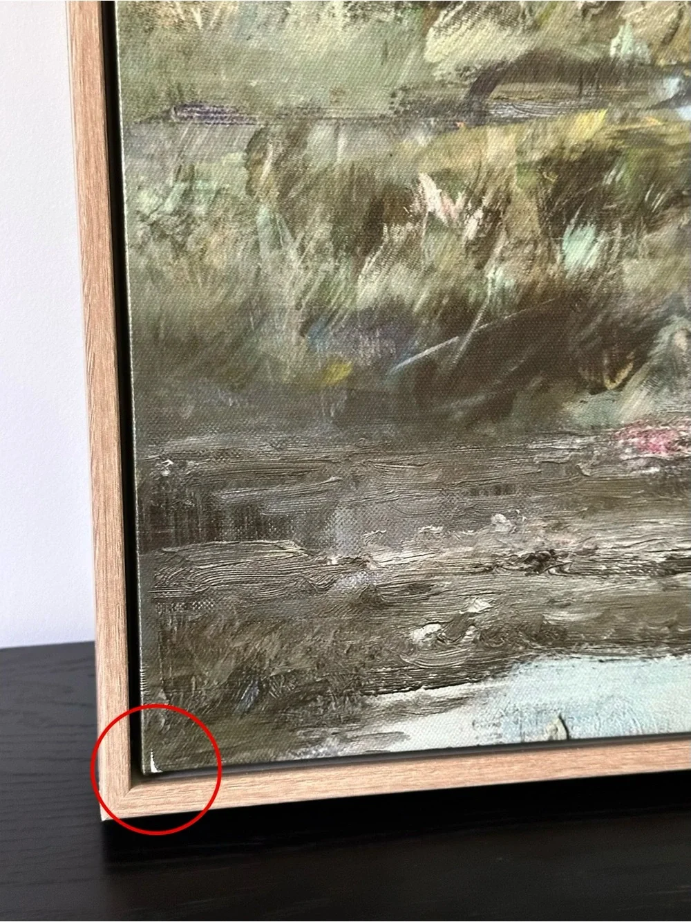 Marshland Framed Canvas Wall Art 24 x 24 - Threshold Studio McGee